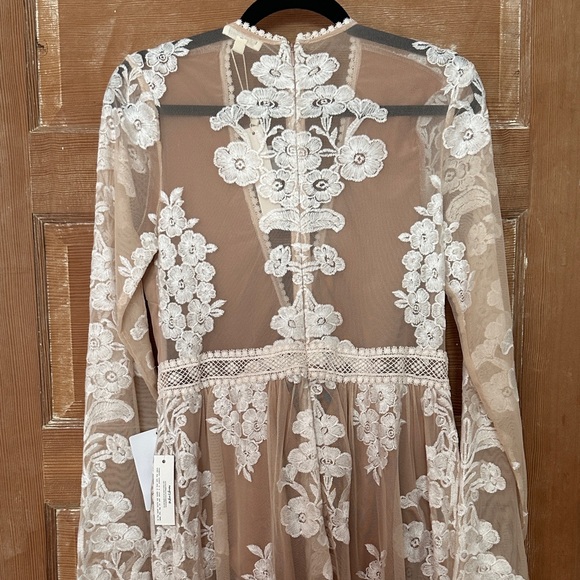 For Love And Lemons Temecula Lace Maxi Dress- Lace Maxi- Boho Wedding Dress - Picture 10 of 15